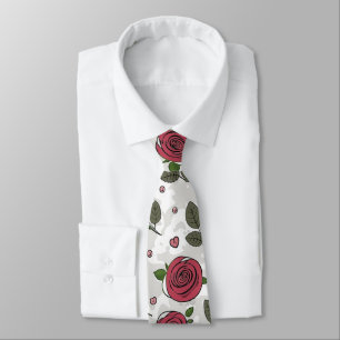Red Roses Tie