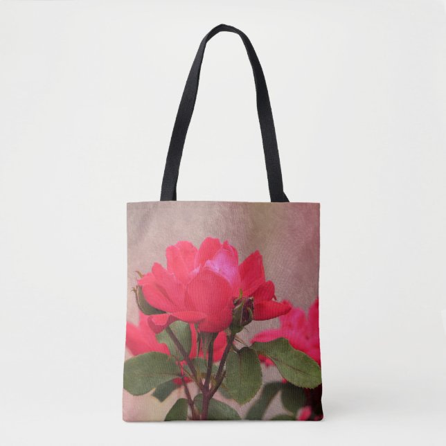 Red Roses Tote Bag (Front)