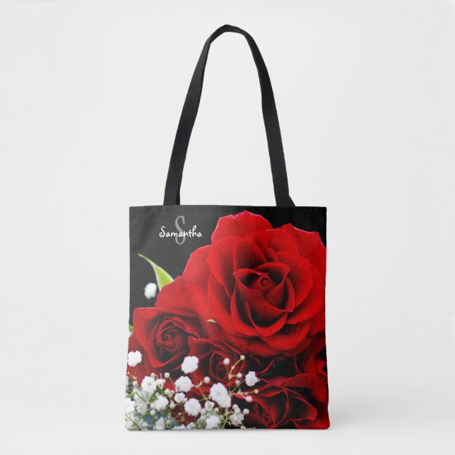 Red Roses Tote bag (Front)