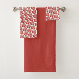 Red Roses - Towel Set