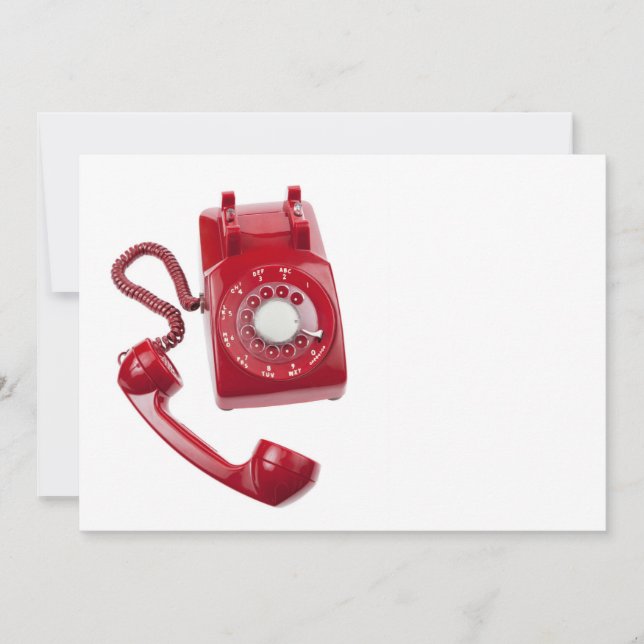 Red Rotary Phone (Front)