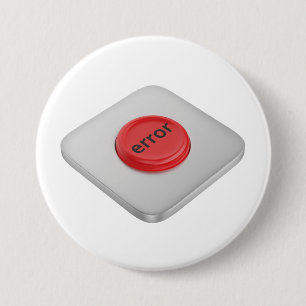 Red round error button