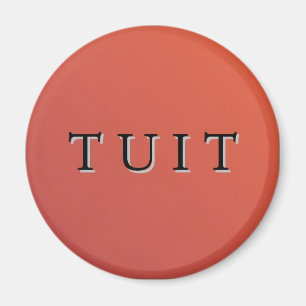 Red Round Tuit Magnet