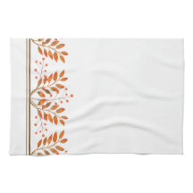 Red Rowan Berries & Gold Leaves