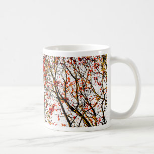Red rowan fruits or ash berries coffee mug