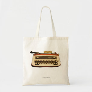Red Royal Typewriter Tote Bag