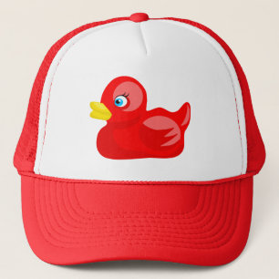 Red Rubber Duck Trucker Hat