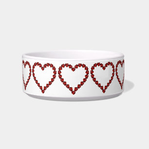 Red Ruby Gemstone Heart Bowl