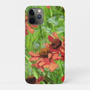 RED RUDBECKIA FLOWERS iPhone 11 PRO CASE