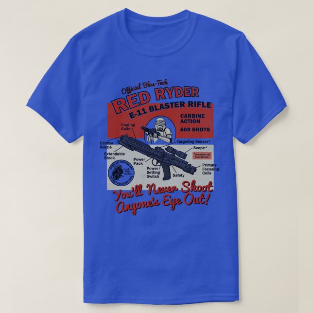 Red Ryder Blaster T-Shirt (Design Front)