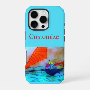 red sailed schooner iphone case