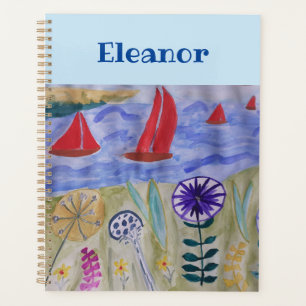 Red Sails & Flowers Planner