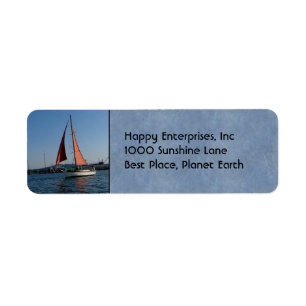 Red Sails Return Address Label