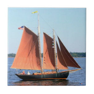 red sails schooner tile