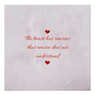 Red Saint Valentine's Day Poster