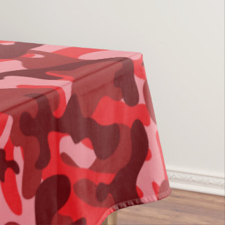 Red Salmon Camouflage Tablecloth