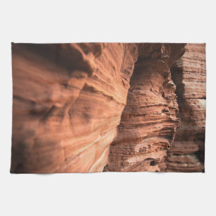 Red Sandstone Nature Photo Tea Towel