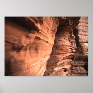 Red Sandstone Nature Poster