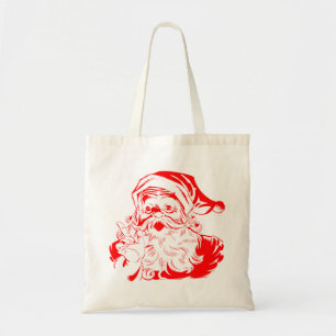 Red Santa Claus Tote Bag