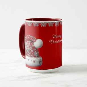 Red Santa Hat Christmas Holiday Mug