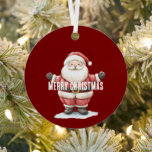 Red Santa Ornaments Christmas<br><div class="desc">Red Santa Ornaments Christmas</div>