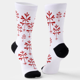 Red Sapling Socks