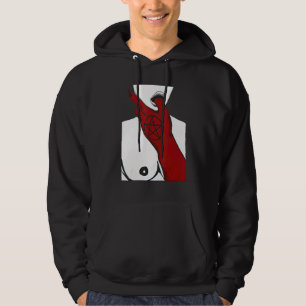 Red Satan Hand Bad Nun Hoodie