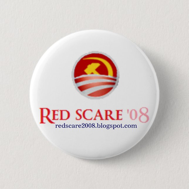 Red Scare Button (Front)