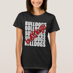 Red School Sports Fan Team Spirit T-Shirt