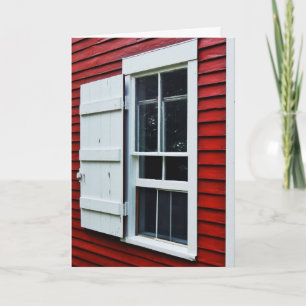 Red Schoolhouse Greeting Card