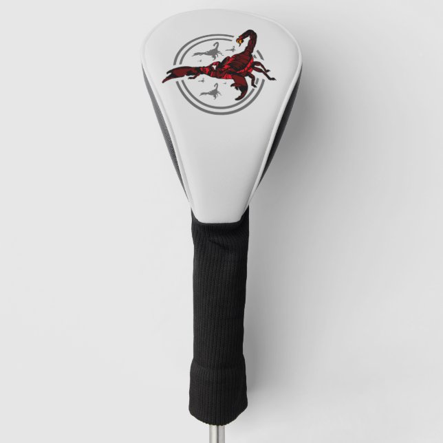 Red Scorpion Golf Head Cover (Front)