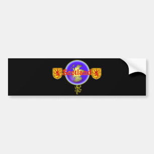 Red Scotland.:-) Bumper Sticker