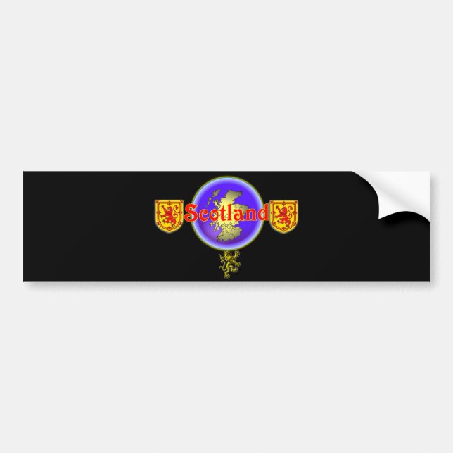 Red Scotland.:-) Bumper Sticker (Front)