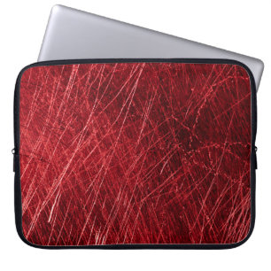 Red scratch abstract backgroundabstract, aged, alu laptop sleeve