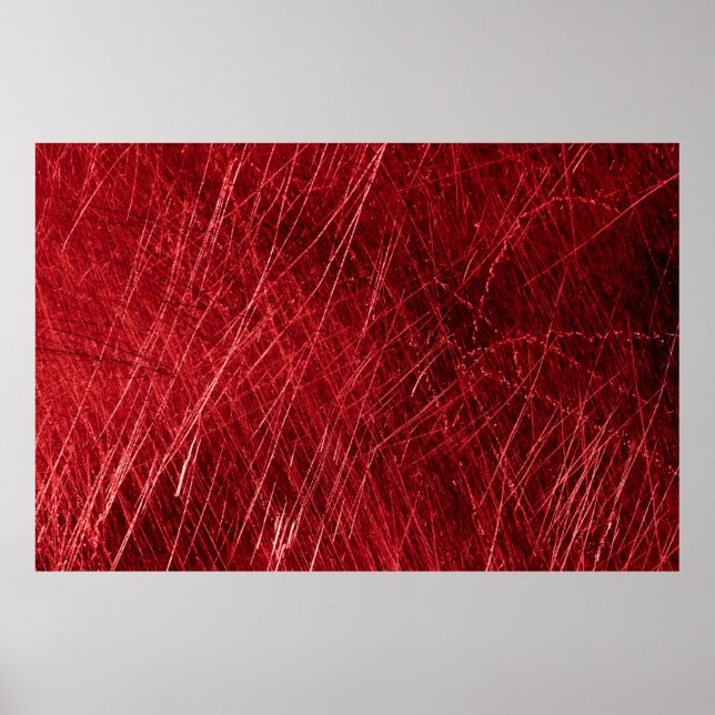 Red scratch abstract backgroundabstract, aged, alu poster (Front)