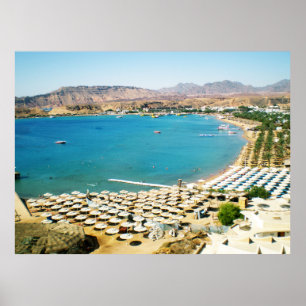 Red Sea  in the Sharm el Sheikh city (Egypt) Poster