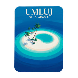 Red Sea Islands Saudi Arabia Magnet
