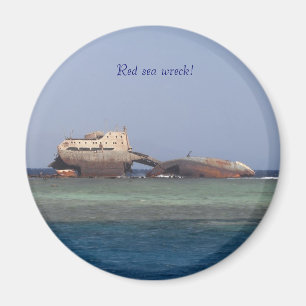 Red sea wreck. magnet