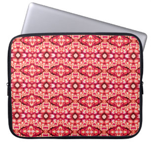Red seamless Persian Carpet. Ethnic texture abstra Laptop Sleeve