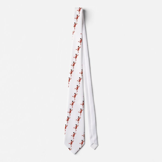 red sequin black flapper tie (Front)