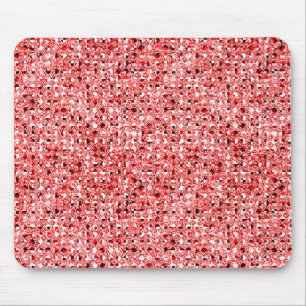 red sequin effect mousepad
