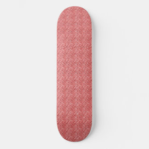 red sequin effect skateboard