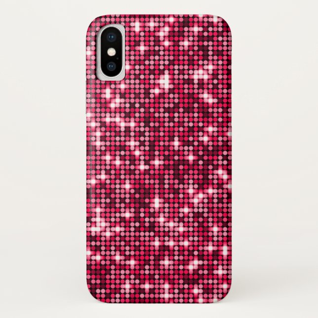 Red Sequins Phone Case (Back)