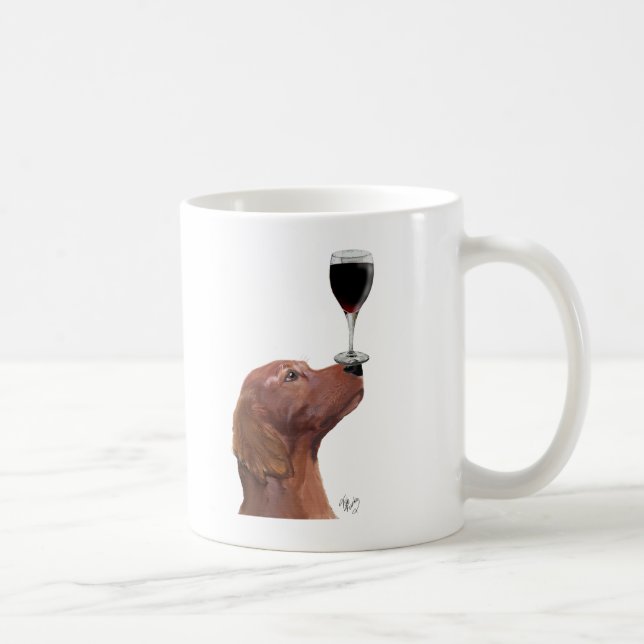 Red Setter Dog Au Vin Coffee Mug (Right)