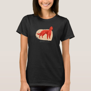 Red Setter Irish Setter Dog Illustrated T-Shirt