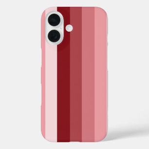 Red shadow stripes iPhone 16 case