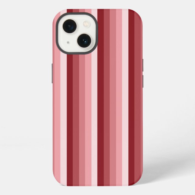 Red shadow stripes Case-Mate iPhone case (Back)