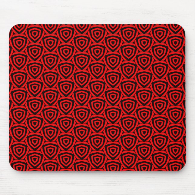 Red Shield Mouse Pad (Front)