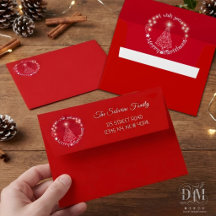 Red Shiny Text, I Wish you Merry Cristmas Tree