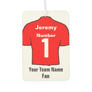 Red Shirts Fan Car Air Freshener